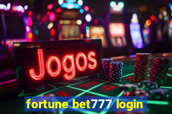 fortune bet777 login